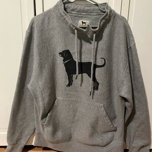 The Black Dog Gray Sweatshirt with Black Logo